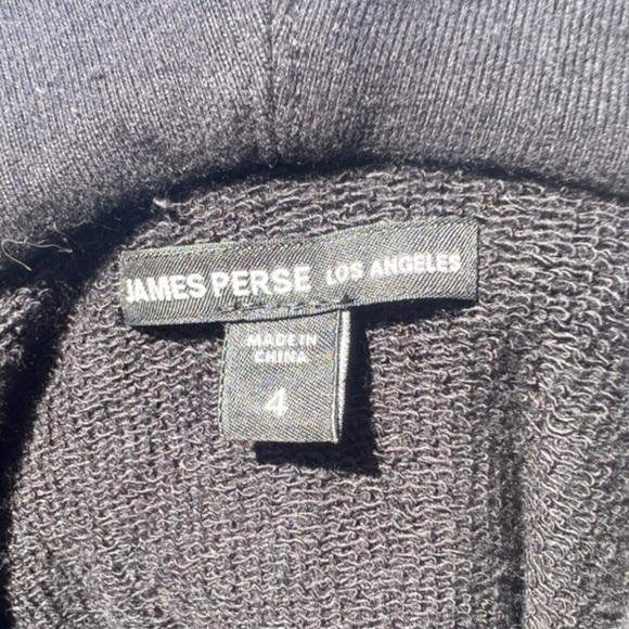 James Perse Oversized Womens Hoodie 100% Cotton Sweater - Picture 14 of 16